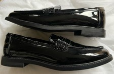 New, no box Black Patent Slip