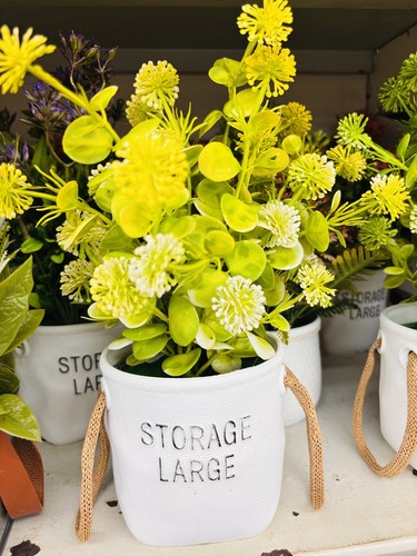 Artificial flowers hanging - 2x,