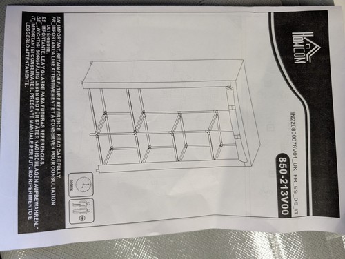 Homcom canvas wardrobe with - homcom,