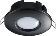 IP20 360° 2 in 1 PIR Sensor Surface or Recess Mounting - Black