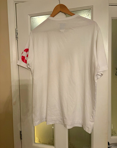 White red logo graphic - white,