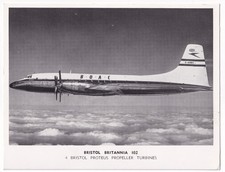 Bristol britannia 102 boac - 102,