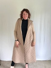 Modern Designer High End MARYLING Hooded Knit Down Fall Jacket Lightweight Swing