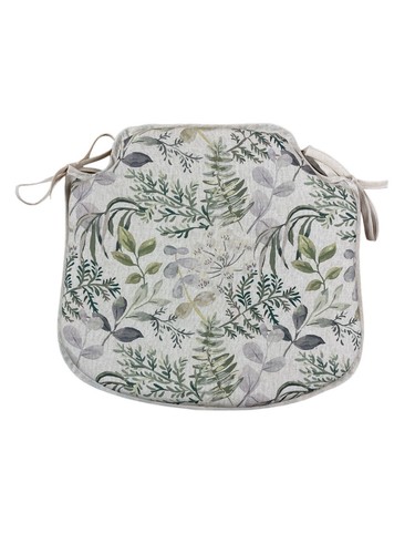 Green grey floral small - green,