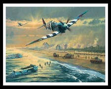 JUNO BEACH D DAY SPITFIRE RAF