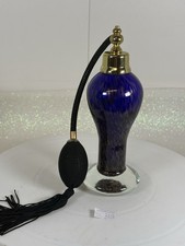 Vintage Perfume Bottle, Cobalt