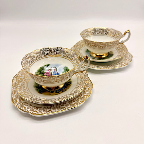 Vintage 22kt gold bone - vintage,
