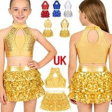 UK Girl Kids Dance 2 Piece