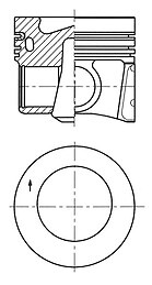 Kolbenschmidt 41271600 piston - kolbenschmidt,