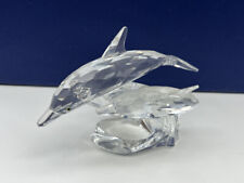 Swarovski Figurine Crystal 153850 The Dolphins 13.5cm. DEFECTIVE