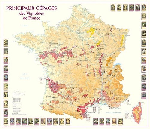 Map main varieties of - of,