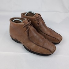 UK 7 - Merrell Tab Beige Ankle Boot Leather Shoes Trainers Mens