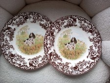 2 x Spode Woodland 27cm