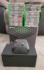 Microsoft Xbox Series x 1TB Black Console Boxed with 40 Games in Great condition