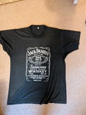 Vintage 1970's Jack Daniels T Shirt M with back print