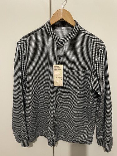 Muji stand collar cotton