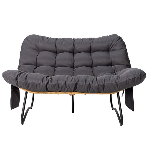 Seater curved wicker - 2-seater,