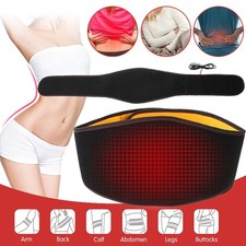 Heated Waist Belt USB Heating Back Pad Electric Belly Warmer Band Pain Reilief