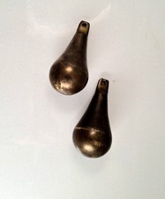 Pair of brass ZAANDAM ZAANSE