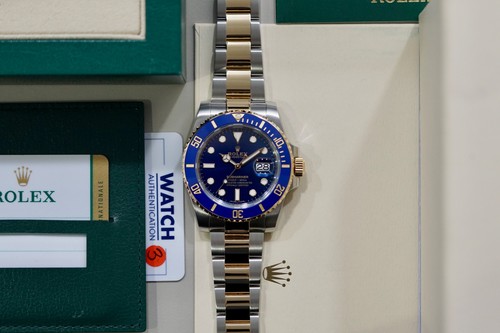 Rolex steel gold submariner - rolex,