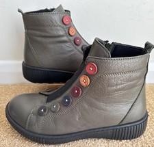 Pavers Leather Ankle Boots UK