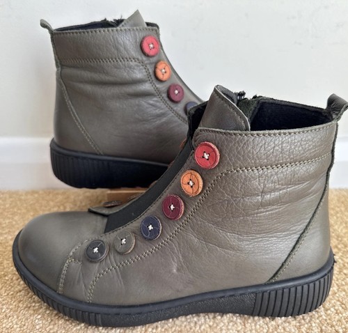 Pavers leather ankle boots - ankle,