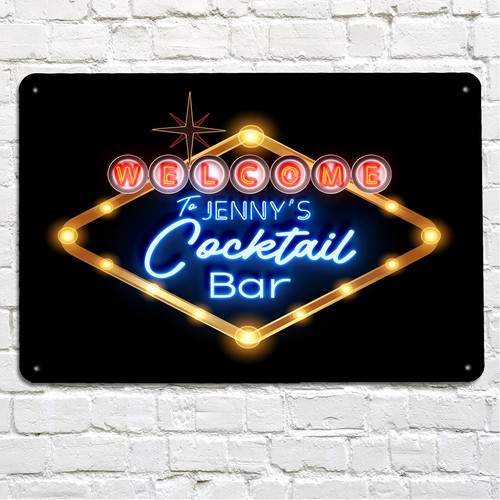 Personalised bar sign las - bar,