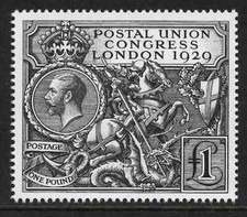 GB 1929 sg438 George V PUC £1