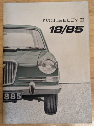 Wolseley handbook - wolseley, 18/85