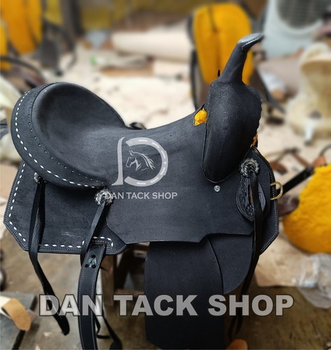 Western barrel black rough - western, out