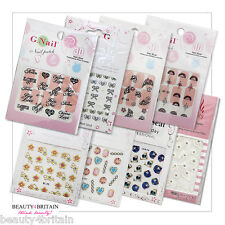 72 Sets of 3D Nail Stickers 20+ Different Designs Wholesale Nail Art Job Lot UK