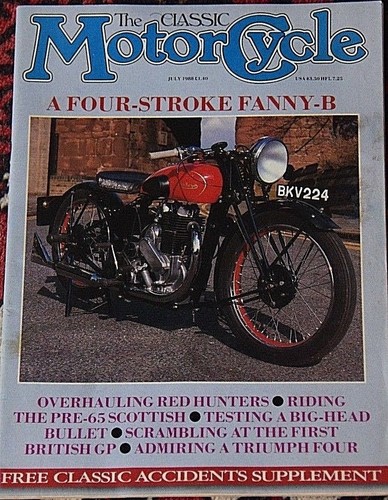 Classic motorcycle july 1988 - classic,