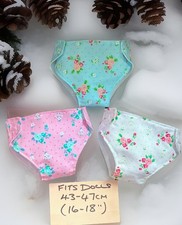 3 Dolls Nappies Baby Born