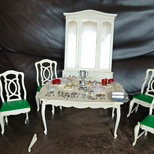 Sindy dolls house dining - sindy,