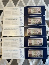 5 x George Best Five Pound