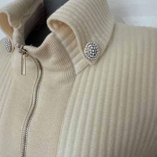 Blumarine cardigan cream - cream, wool