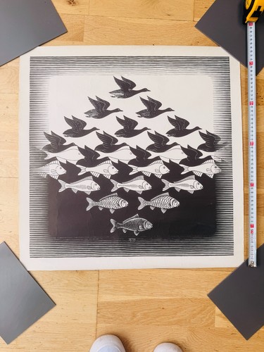 Vintage escher sky and - mc,