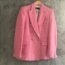 ZARA Double Breasted Pink