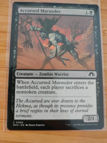 Mtg accursed marauder 0080 - mtg,
