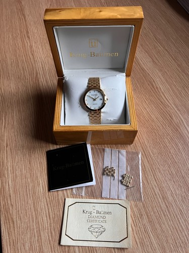 Krug baumen mens dress watch - krug,