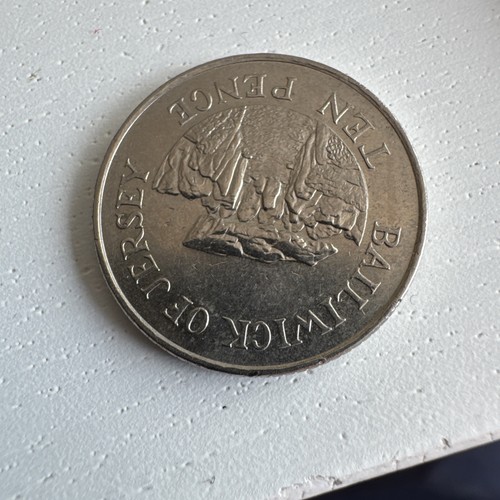 Bailiwick jersey 10p coin - bailiwick, of