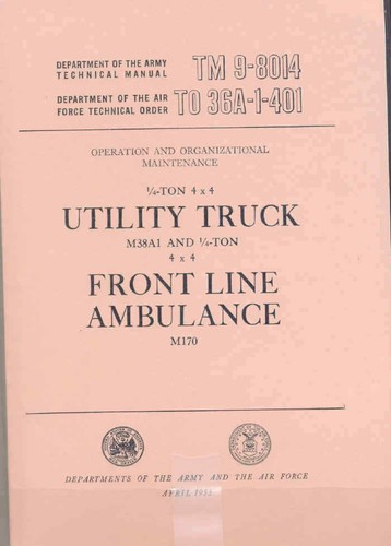 M38a1 tm9 8014 operator - tm9-8014, &