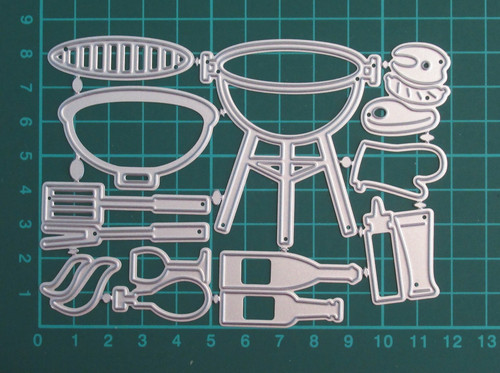 V5157 barbeque metal cutting - barbeque,
