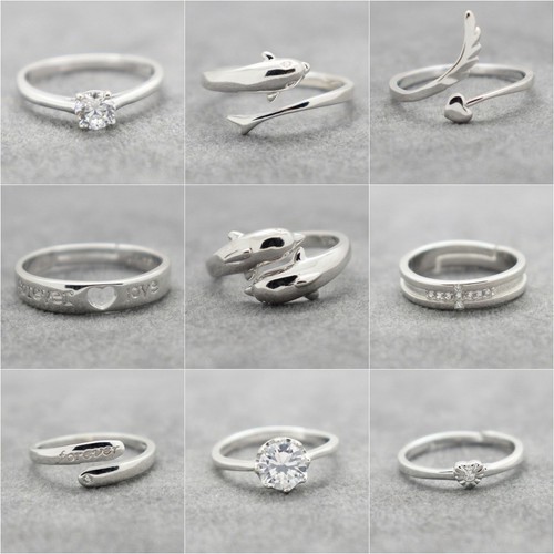 Silver ring womens - ring, adjustable