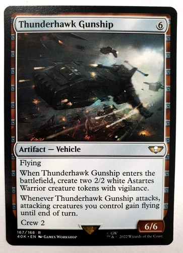 Thunderhawk gunship rare - gunship,