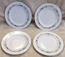 4 Royal Doulton Pastorale Side Tea Cake Plates 70s 80s Vintage Floral H5002