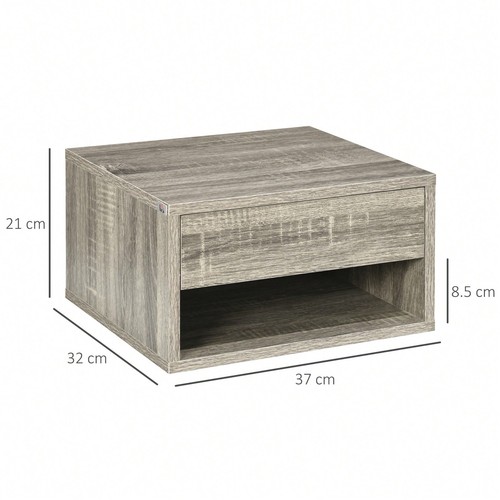 Set brown floating wall - set, of