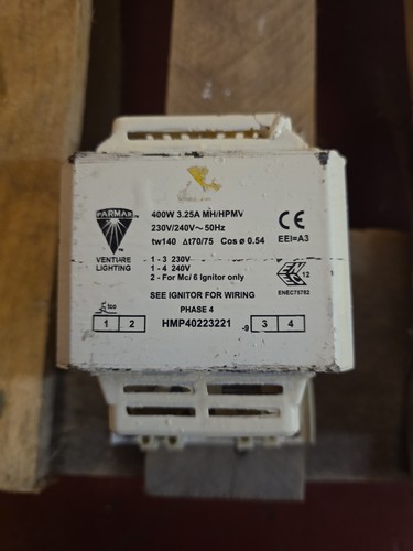 Parma 400w 25a hpmv - parma, mh/hpmv