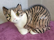 Vintage Large Ceramic Black &