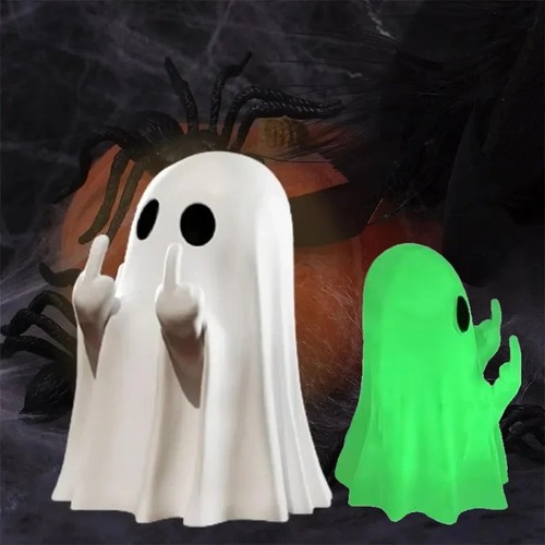 Halloween ghost figurine funny - halloween,